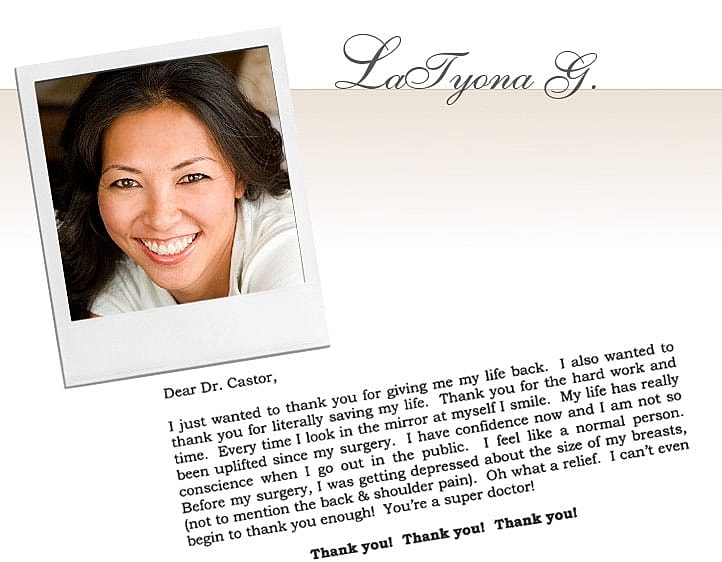 Happy patient expressing gratitude in heartfelt letter.